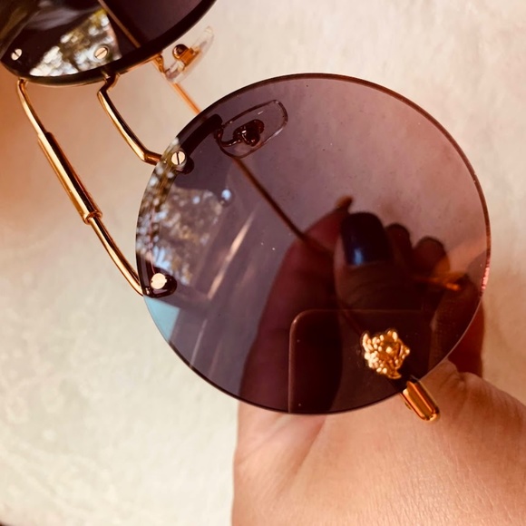 Versace Gold blue Gradient Pink Sunglasses main image 8